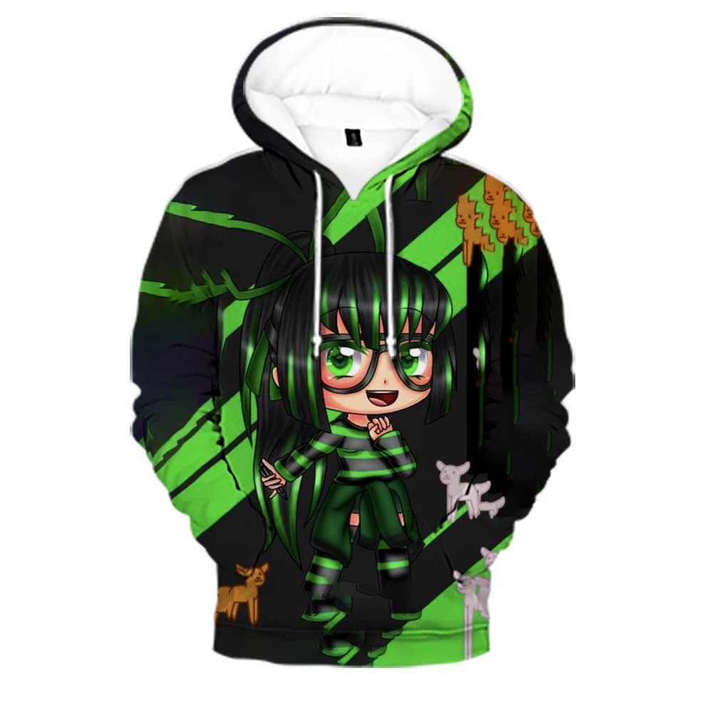 Homens e mulheres Gacha Life 3D Print Hoodies, moletom dos desenhos  animados, pulôveres kawaii, roupas, novo, jogo quente - AliExpress