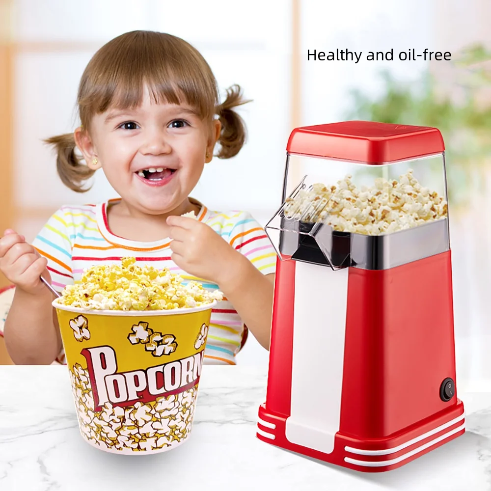 Popcorn Machine Fully Automatic Popcorn Machine Small Hot Air Electric Healthy Oil Free