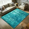 Modern Simple Style Pure Green Carpet Bedroom Bedside Home Decoration Area Custom Rugs Non-slip Washable Bathroom Floor Mats 3