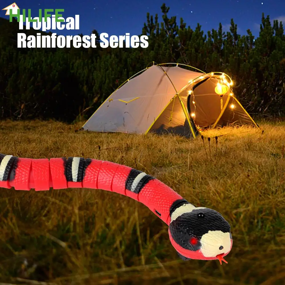 Electronic Snake Smart Sensing Interactive Kitten Toy for Dogs Pet Cat