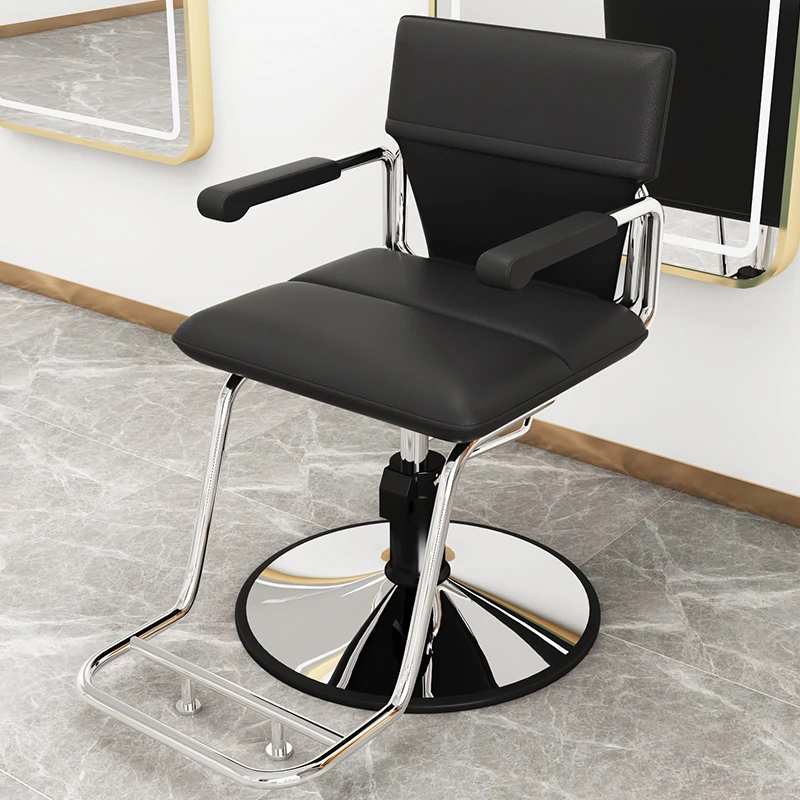 Beauty Salon Barber Chairs Modern Adjustable Luxury Stylist Barber Chair Swivel Hair Chaise Sillas Cadeira Furniture HD50LF