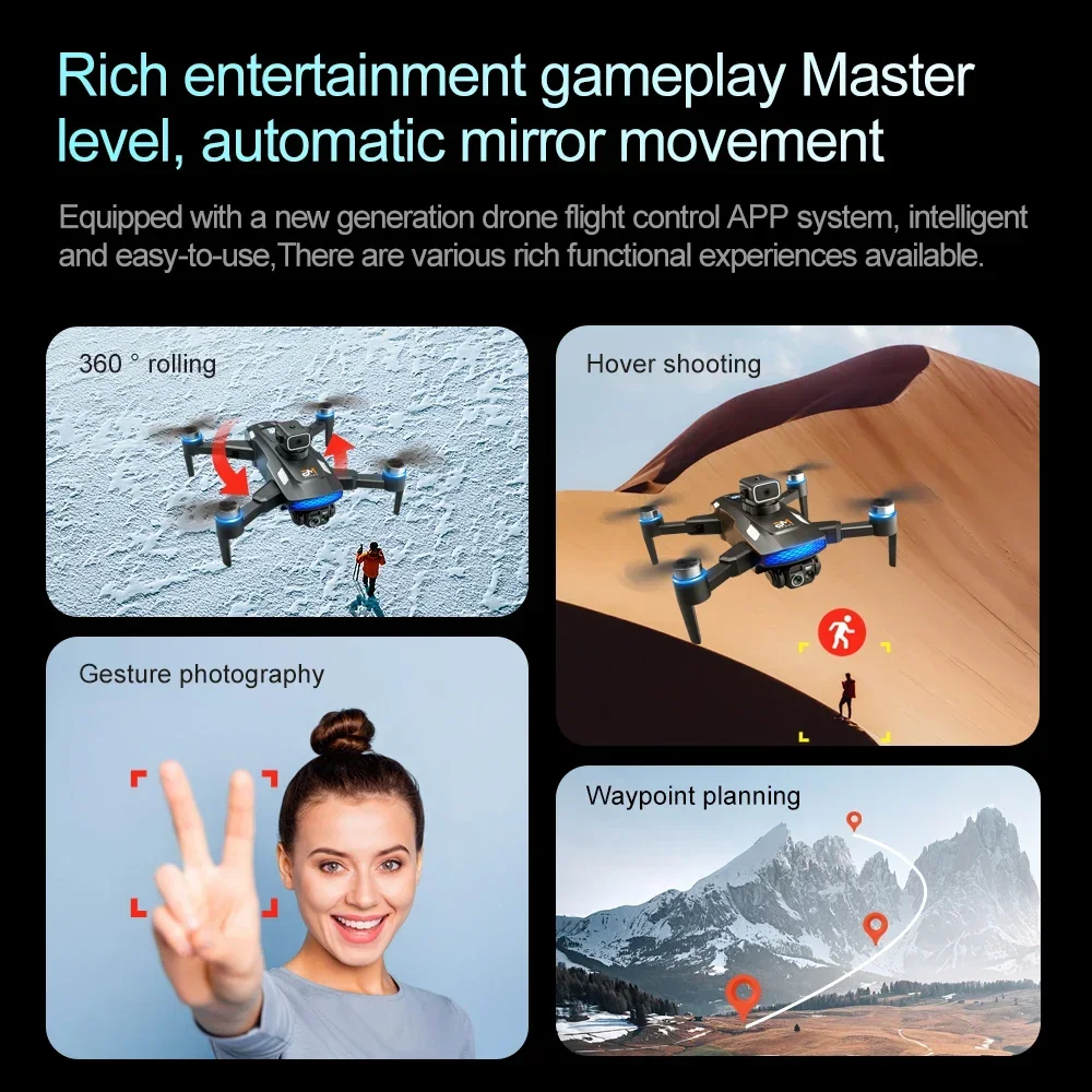Xiaomi Mijia M6 Drone 8K Pro with 5G WIFI FPV 4K HD Camera Screen Remote Control for Professional Aerial Shots RC Children's Toy drone quadcopter