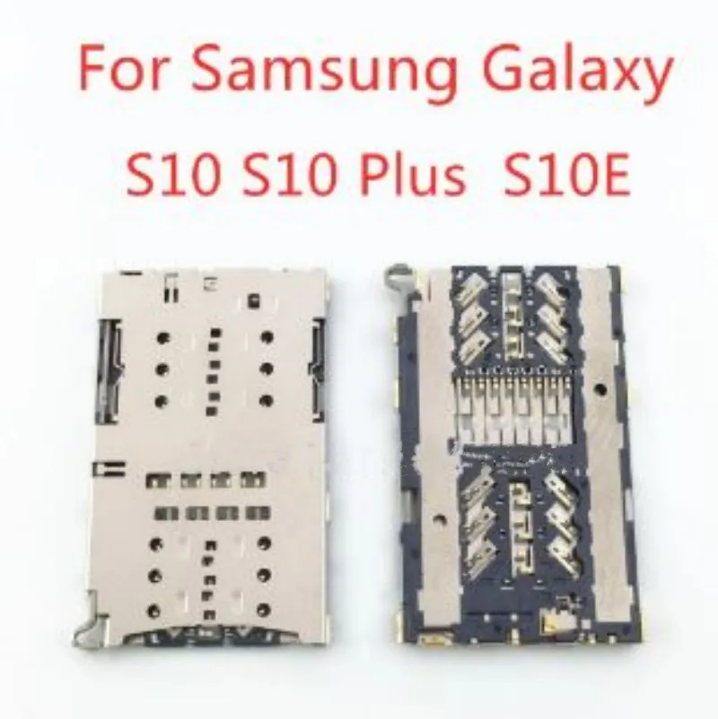 For Samsung Galaxy S10, S10 Plus, S10+, S10E, S10 Lite SIM Card Reader, Micro SD Memory Card