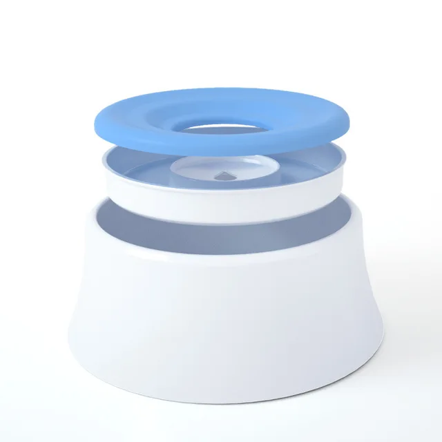 Anti-splash Water Bowl For Dogs 1.2L Large Capacity Drinker Drinking Bowls Dog Waterer For Puppy Cat Pet Accessories 4