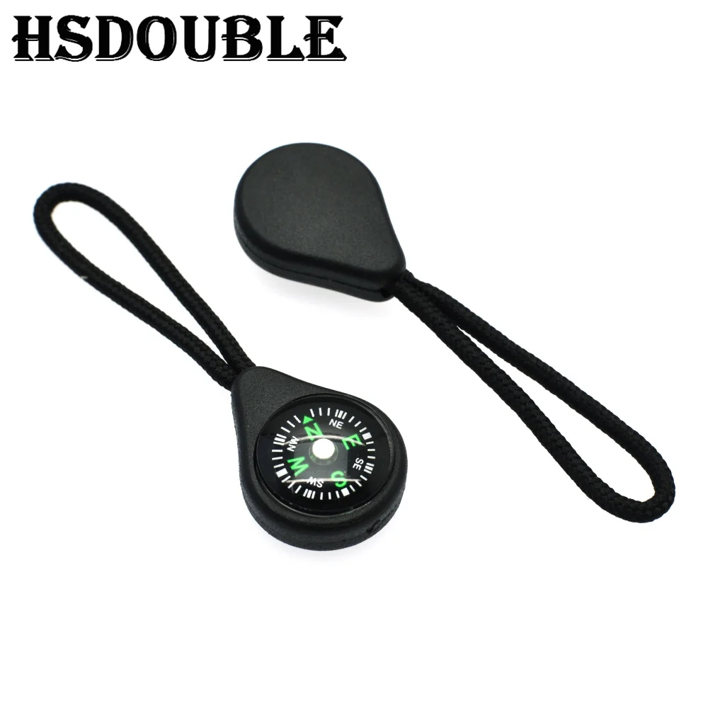 Compass Zipper Pull 5 Pcs For Backpack Gym Suit Garment