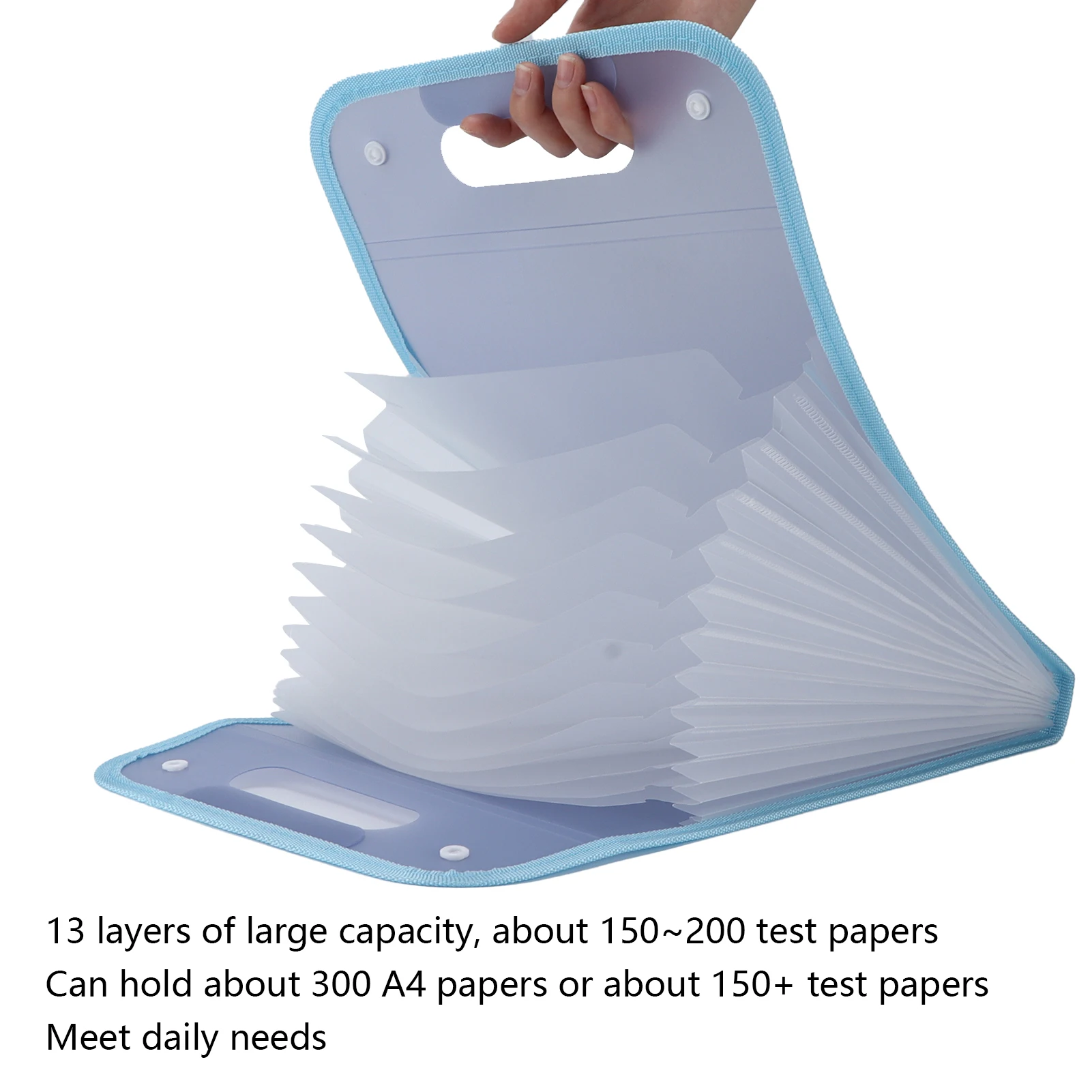 【Sale】Folder 13 Layers Large Capacity Easy Store Waterproof Antifouling File Folders for Organize Files Accordion Folder