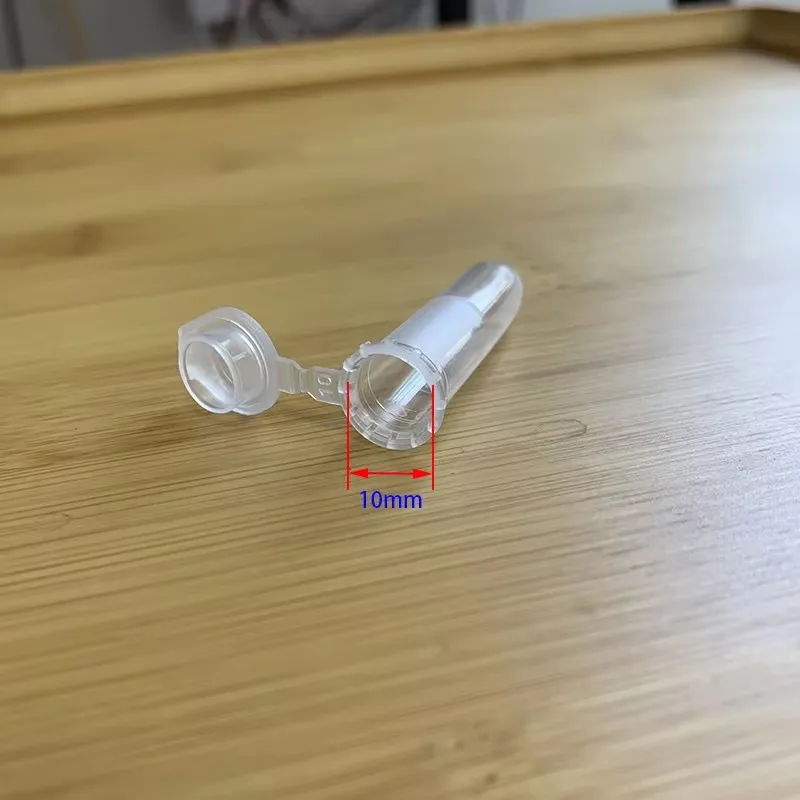 2ml Centrifuge Tubes Polypropylene Clear Graduated Mirco Test Tubes Snap Cap Sample Storage Container No-Leak