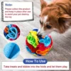 Interactive Dog Toys Snuffle Ball for Dogs Encourage Natural Foraging Skills, Snuffle Ball Dog Puzzle Toys Treat Ball for Large 4