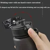 Animation Cartoon Pokemon Q Version Growlithe Psyduck Space Cup Plastic Cup Portable Student Water Bottle Frosted Water Cup Gift 3