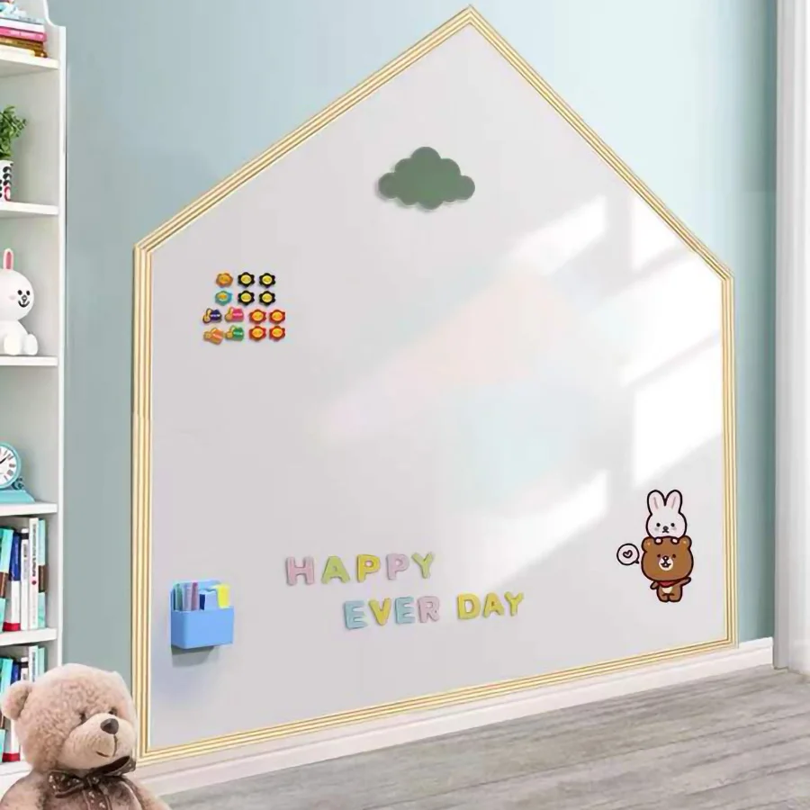 Pizarra blanca autoadhesiva, papel magnético de borrado en seco de 24 \, image size:900x900