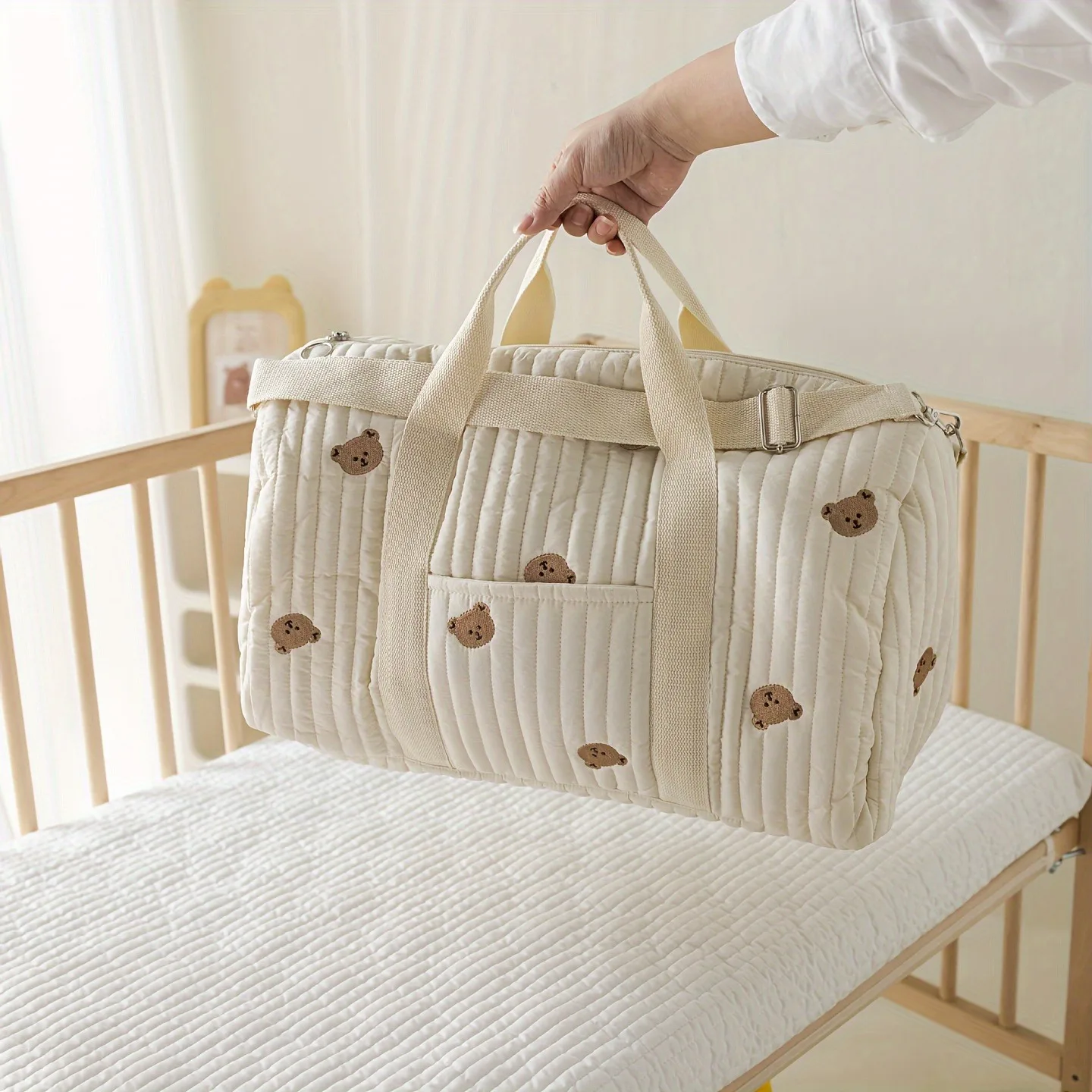 Trending Large Capacity Outdoor Travel Weeknder bolsas de pa&ntilde;ales Babies Mommy Baby Maternity Bag The Diaper Bag