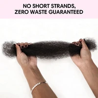 Brésilien QVR Afro Crépus En Vrac Cheveux Humains Pour Tressage Dreadlock Cheveux 50 g/pc Vierge Brun Naturel Remy Cheveux Humains Debut Extension 5
