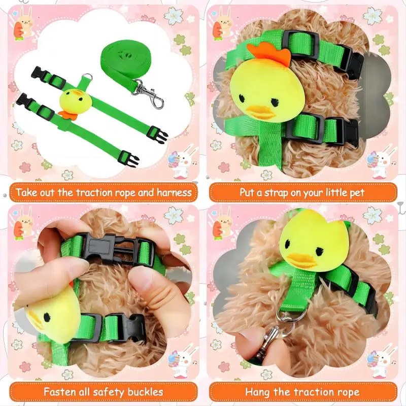 Rabbit Harness and Leash Set 5