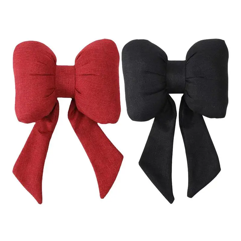 

Bow Tie Neck Pillow car Headrest Pillow Auto Lovely suitable portable Relieve Fatigue Head Rest Pillow vehicle interior Supplies