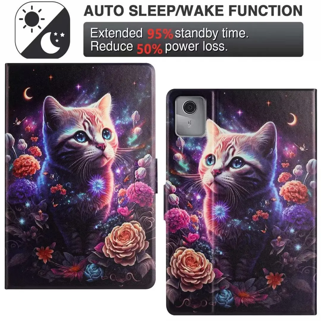 Cartoon Cat Tablets Protective Cover