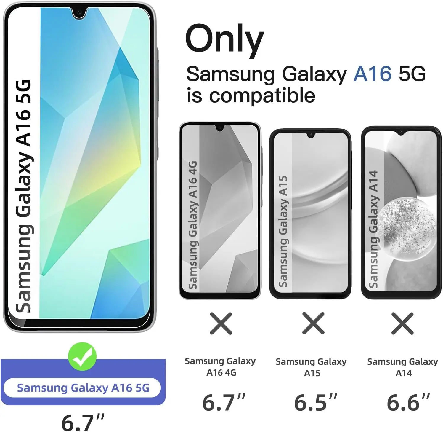 Premium HD Tempered Glass Screen Protector - Pack of 2/3/4