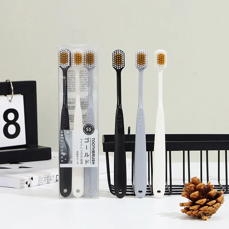 

Simple Toothbrush Touch Comfortable Adult Wide Brush Head Large Brush Head Family Clothes Toothbrushes And Accessories Simple