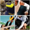 WOSWEIR-2PCS Sports Arm Compression Sleeve Basketball Cycling Arm Warmer Summer Running UV Protection Volleyball Sunscreen 2