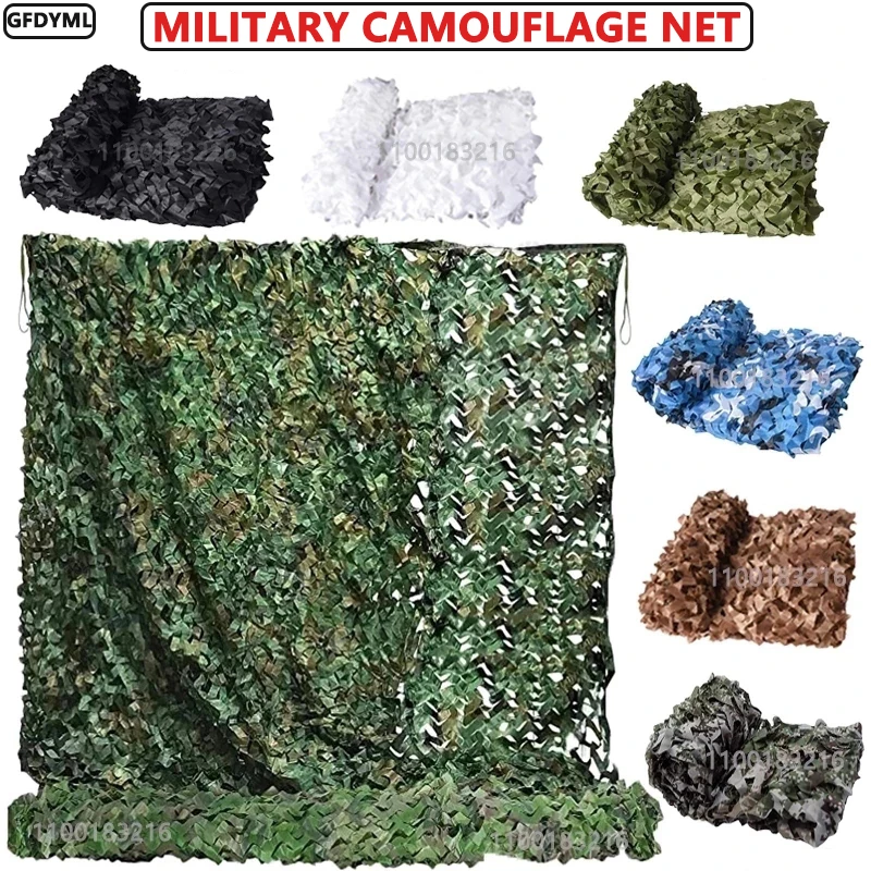 Filet de camouflage - Militaire - Vert - Polyester - Personnalisable - Différentes tailles