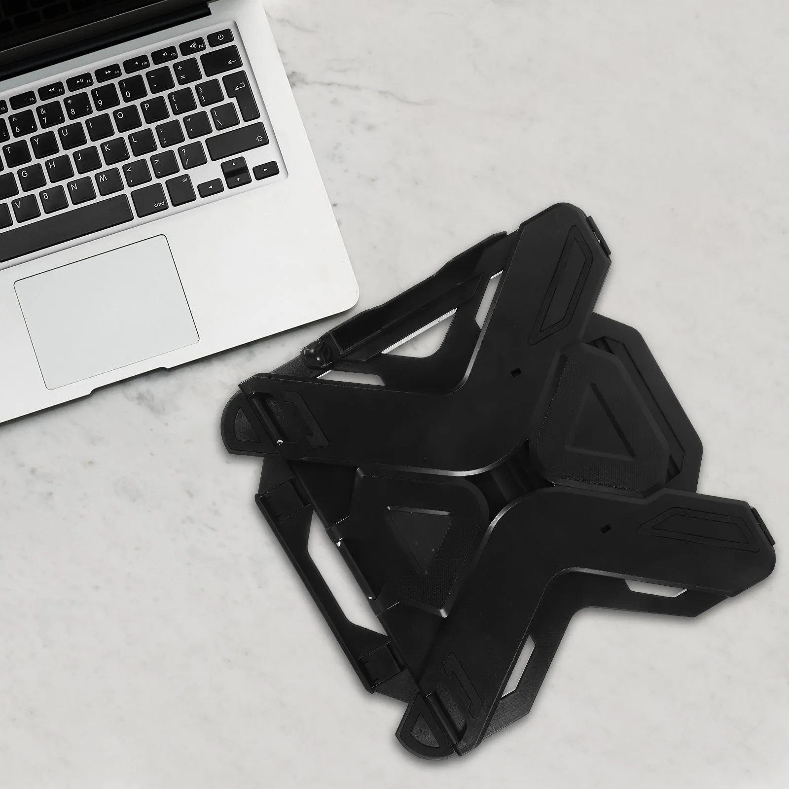 조정 가능한 컴퓨터 폰 스탠드 두꺼운 베이스가 있는 책상용 헤비 듀티 노트북 스탠드 매끄러운 가장자리 긁힘 방지 데스크탑 정리대