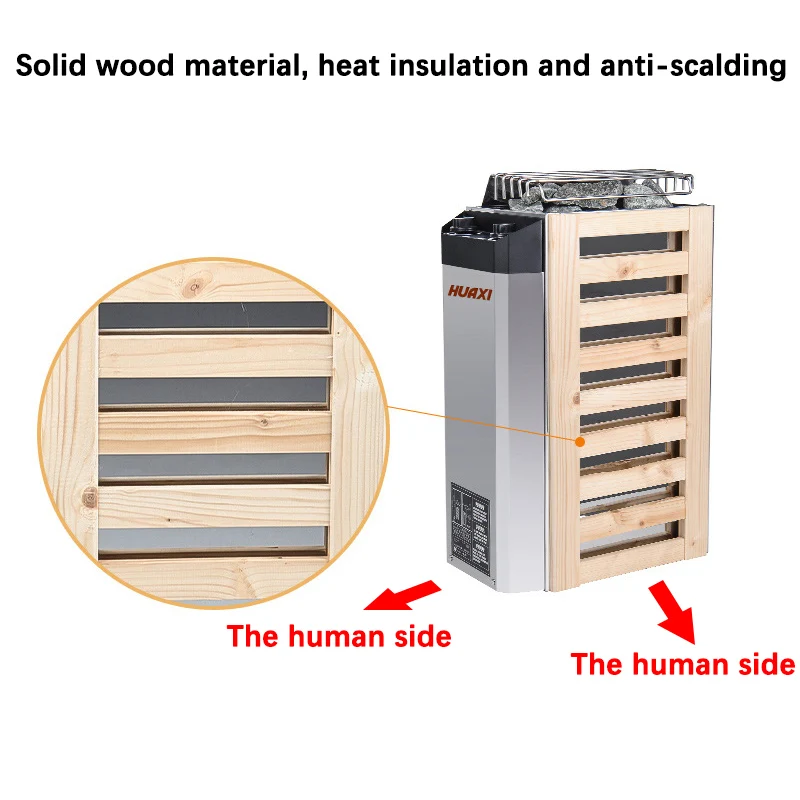 3KW/3.6KW Sauna Heater 220V Sauna Steam Generator Home Use Heating Furnace Room Dry Equipment Internal Control External Stove 2