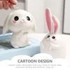 Rabbit Shape Piggy Bank Child Cartoon Saving Bank Rabbit Saving Jar Rabbit Saving Jar Rabbit piggy bank Desktop Rabbit Ornament 4
