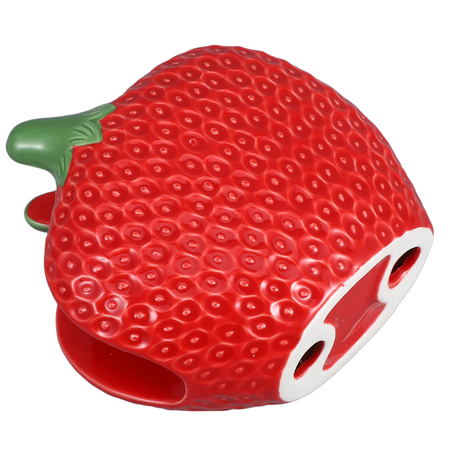 Strawberry Ceramic Paper Towel Holder Kitchen Hand Napkin Stand Reusable Tissue Case Decorative Farmhouse Dispenser