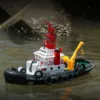 New Heng Long 2.4G RC Boat Fire Fighting Radio Control Water Spray Ship Motor Painted Assembled Model Toys for Boys TH23785 3