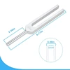 528 Hz Tuning Fork, Silver Solfeggio Tuning Forks 528 Hz for Musical Instrument, Meditation, Relaxation 3