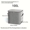 Foldable storage box Quilt Clothes Storage Bag Big Capacity Blanket Sorting Bags Dustproof Closet Under-Bed Storage Organizer 6