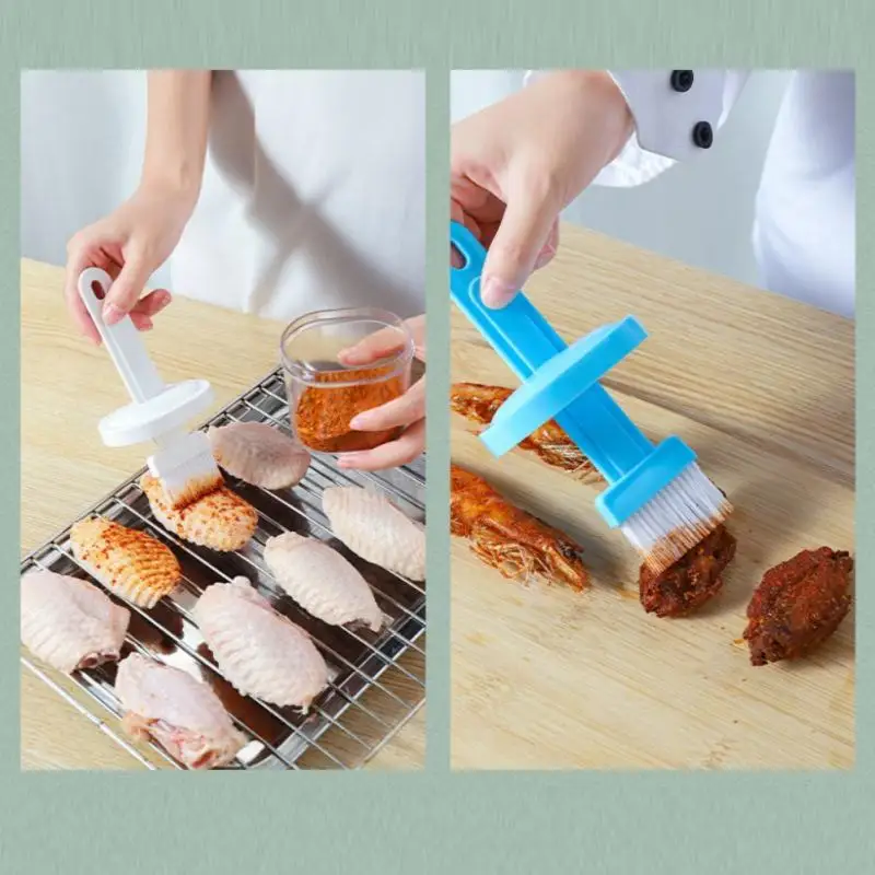 6pcs Silicone Oil Brushes For Household Baking And Barbecue, Bread Pancake  Silicone Brush, Home Kitchen Tool