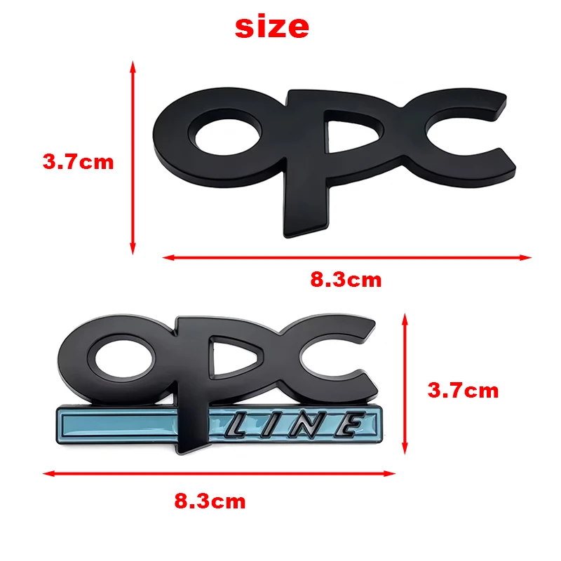 새로운 자동차 OPC 시리즈 로고, 전면 그릴 엠블럼, 그리고 리어 트렁크 로고 패턴 (오펠 인시그니아, 아스트라, 안타라, 메리바, 자피라 H, G, 코르사 용)