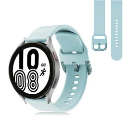 High - Quality Silicone Quick Release Sport Strap with Metal Buckle Replacement Watchband for Xiaomi IMILAB KW66 (Light blue 7)