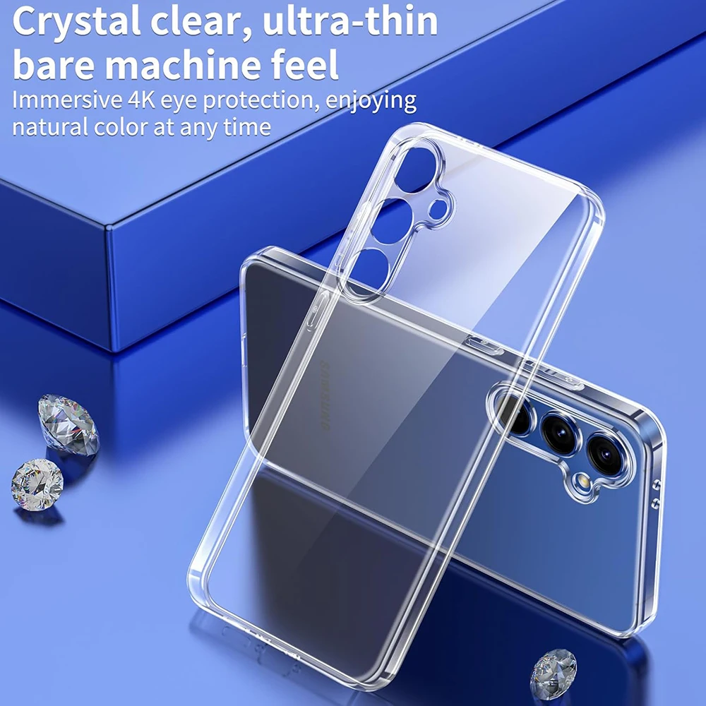 Ultra Thin Silicone Transparent Soft Shockproof Case - High Clear Protective Shell