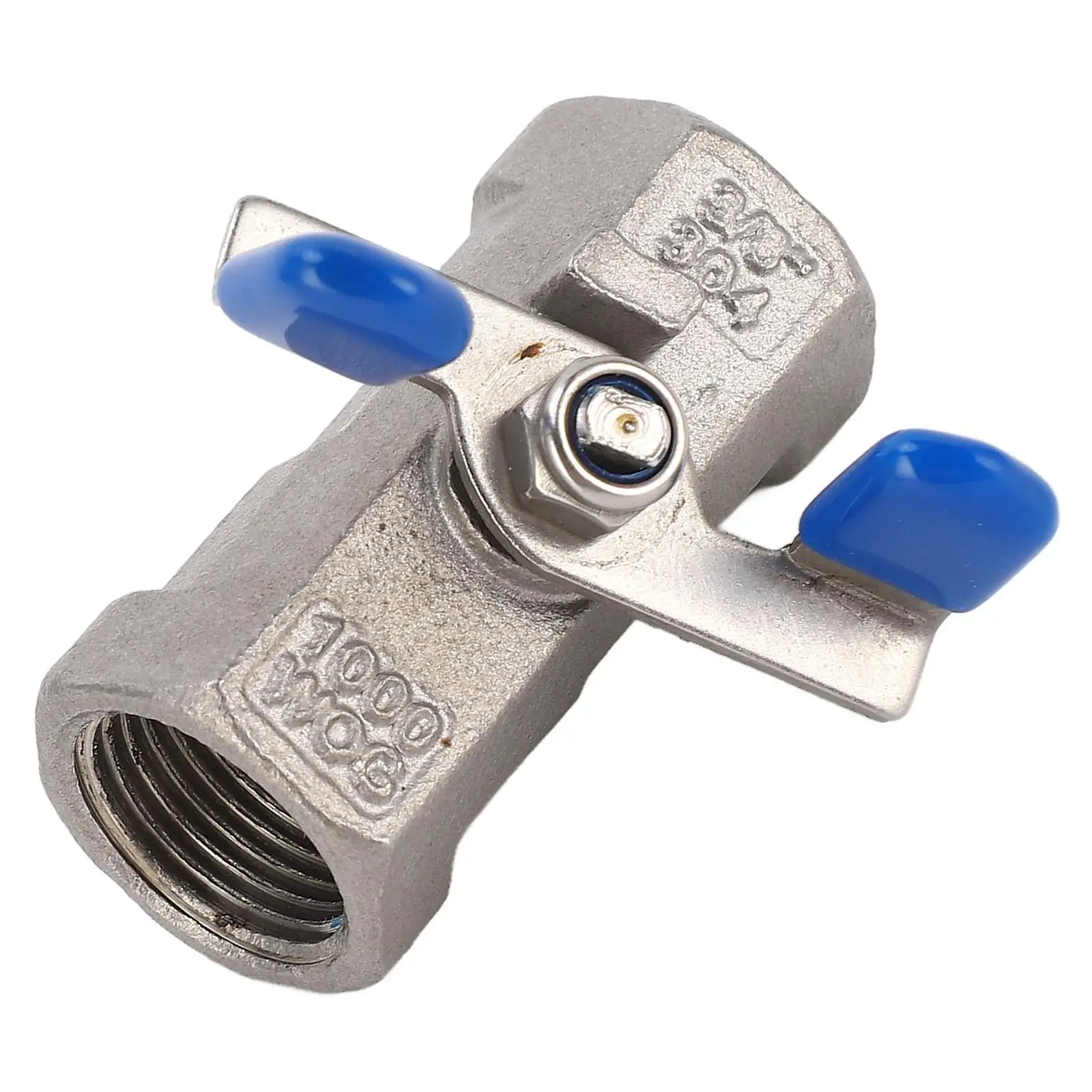 Stainless Steel Ball Valve 3/8in NPT Female Thread DN10 1.6MPa Low Pressure 1000WOG