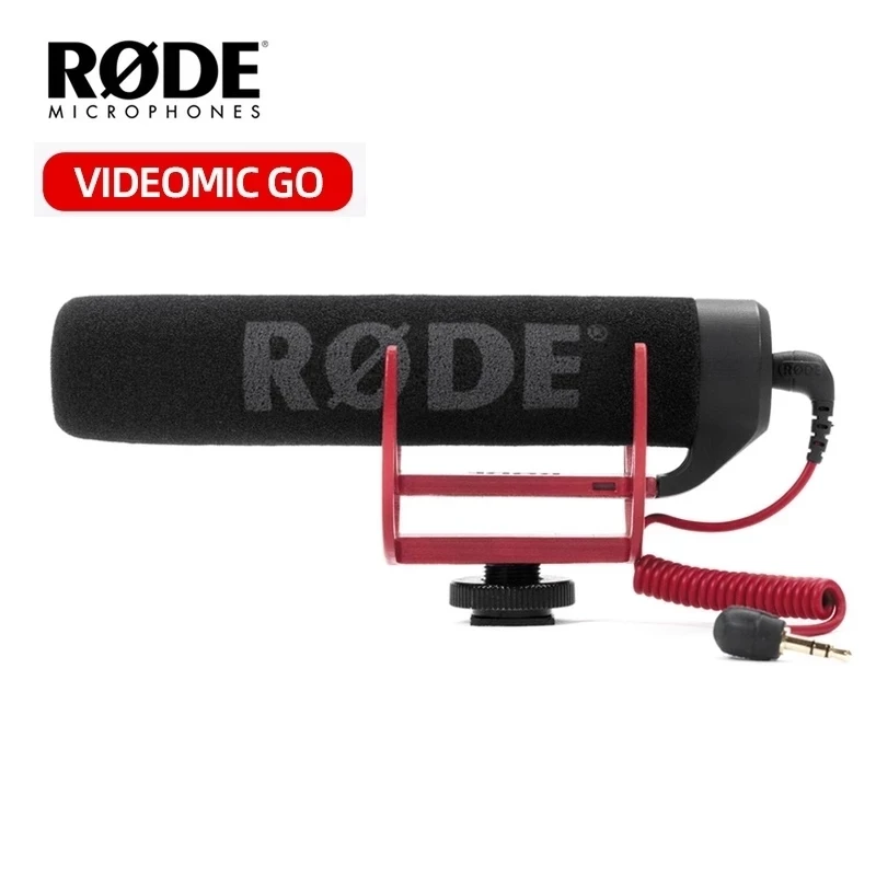 Rode VideoMic GO Microphone Broadcastquality compact shotgun mic for