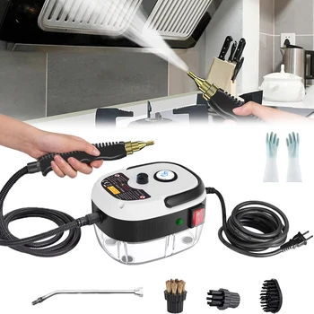 2500W High Temperature Pressure Steam Cleaner for Home Kitchen Portable Handheld Cleaning Machine for Car Auto 1