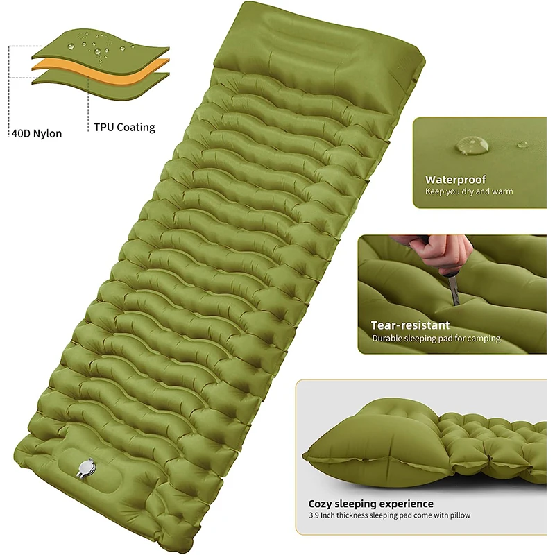 Inflatable Camping Sleeping Pad 4