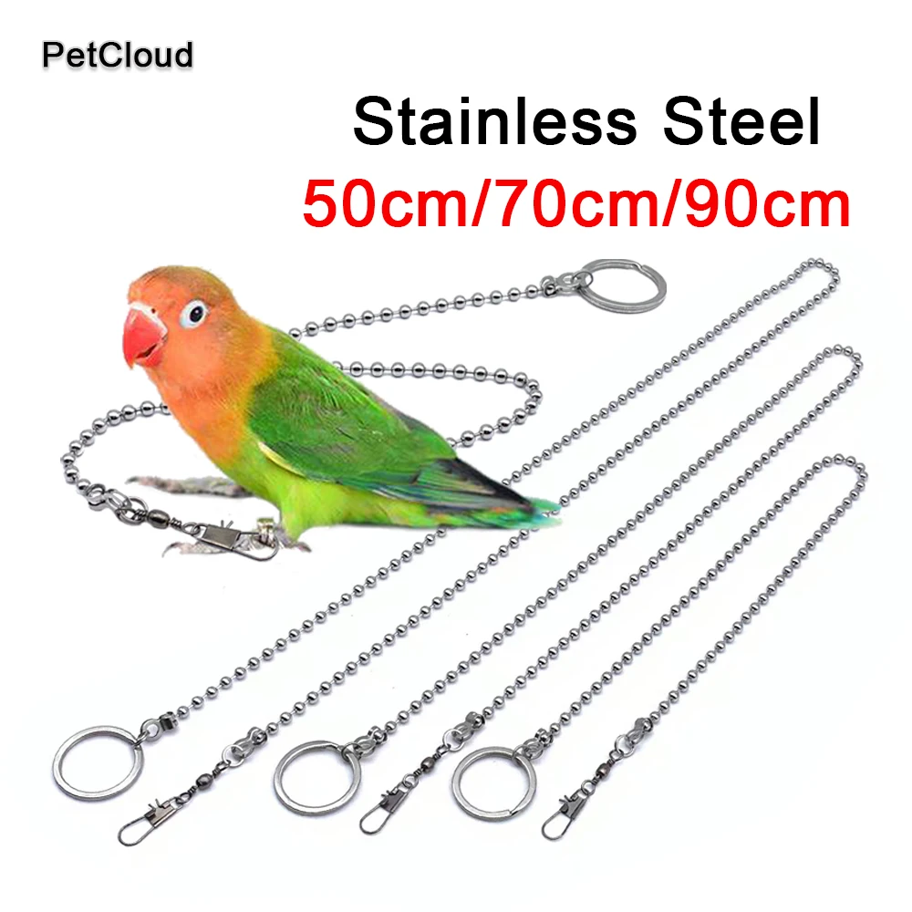 10pcs Bird Foot Ring Stainless Steel Outdoor Parrot Flying Accessory For  Birds Training11# | Fruugo US