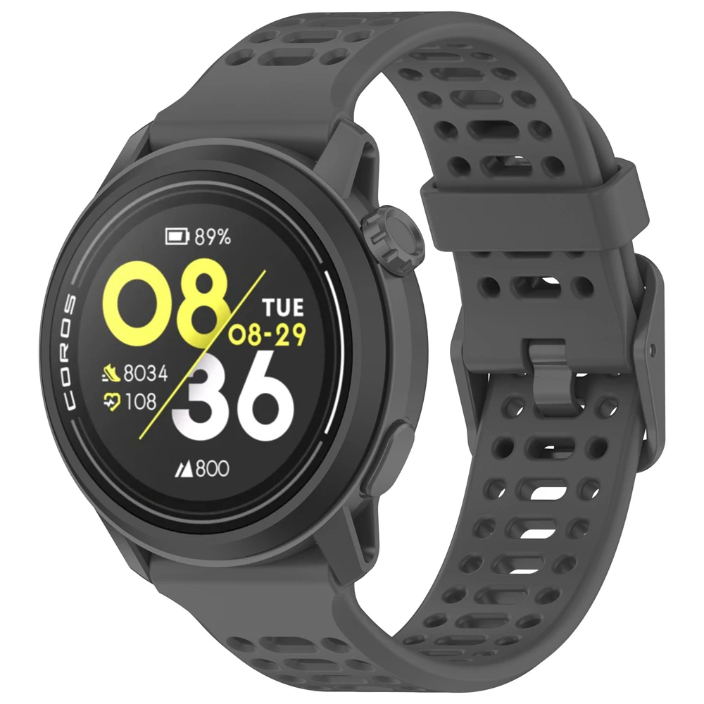 Breathable Silicone Sports Watchband - 20mm/22mm
