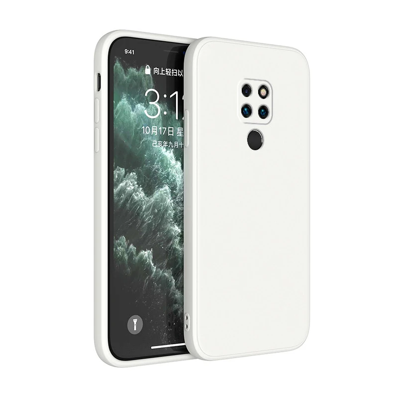Luxury Matte Square Silicone Phone Case - Classic Design for Xiaomi Redmi Note Series