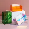 Simple And Creative Acrylic Colorful Tissue Box Office Household Tea Table Light And Luxury Paper Extraction Transparent Storage 3