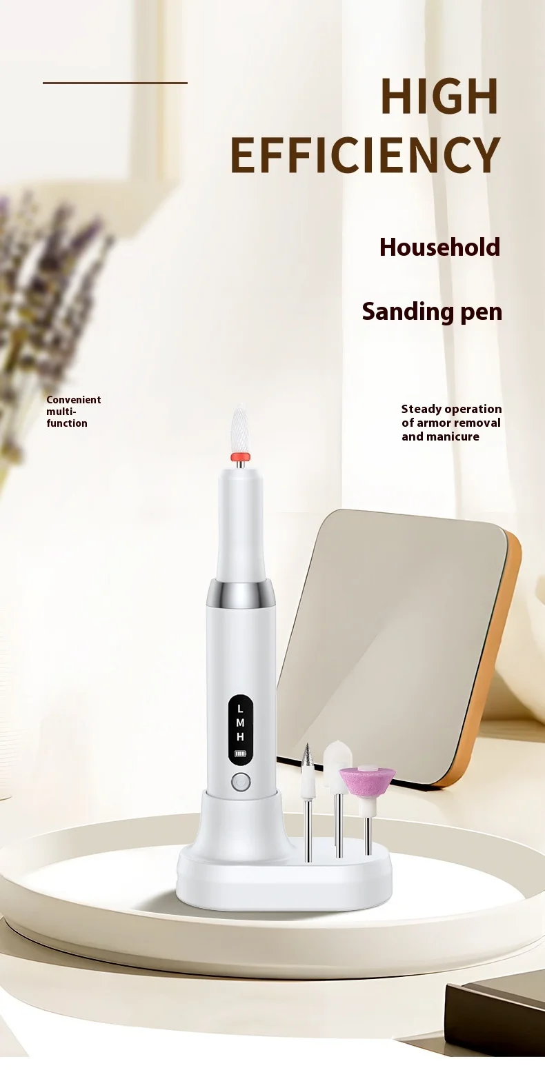 Electric Nail Drill Professional Nail File For Dead Skin Removal_voghion.com