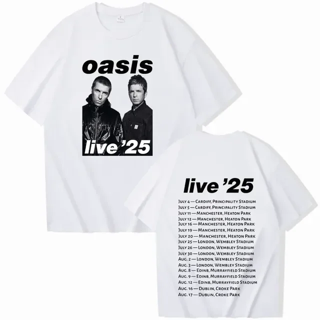 【即日発送】Oasis Live'25ツアーTシャツ M マンチェスター7/11 Oasis Tシャツ Live'25 Manchester - メルカリ