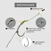 Carp Fishing Accessories Ready Made Combi Rigs Slid D Hair Rig Ready Made Tied Rigging With Fishing Line Boilie Hook 2
