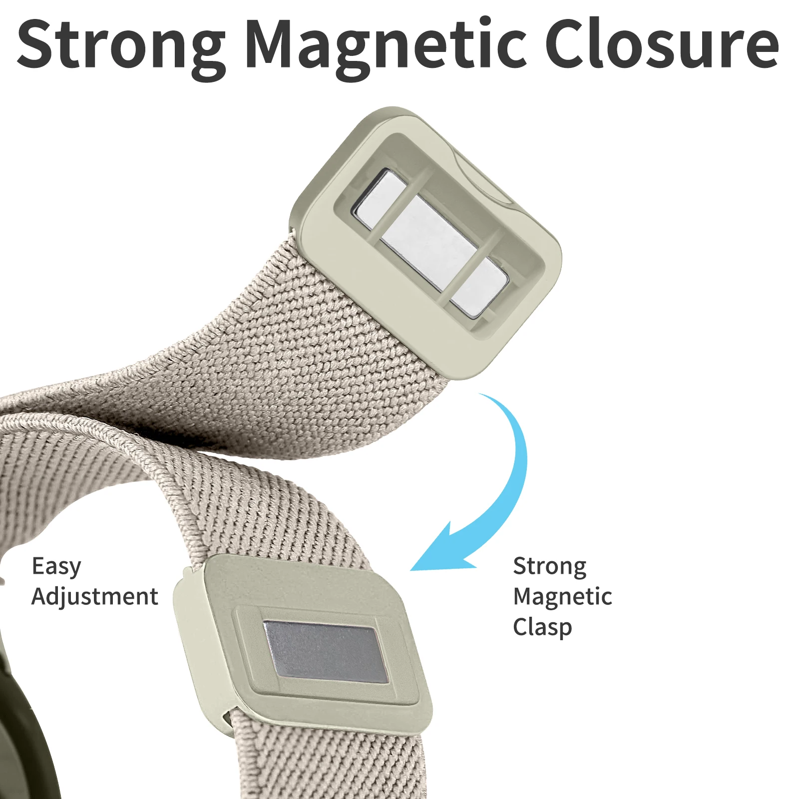 Floral Print Stretchy Nylon Watch Band