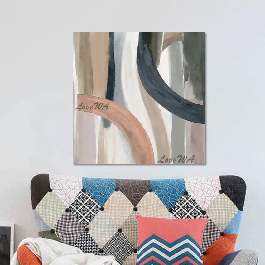 

Picture Art Poster Frameless Handmade Canvas Painting Gallery Modern High Quality Abstract Artwork Wall Home Decoration Pieces