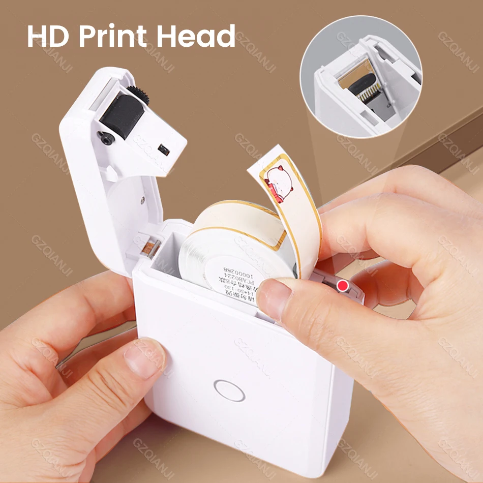 NIIMBOT D110 Label Maker Machine with Tape Portable Handheld Bluetooth Monochrome Thermal Printer for Office Home Store USE