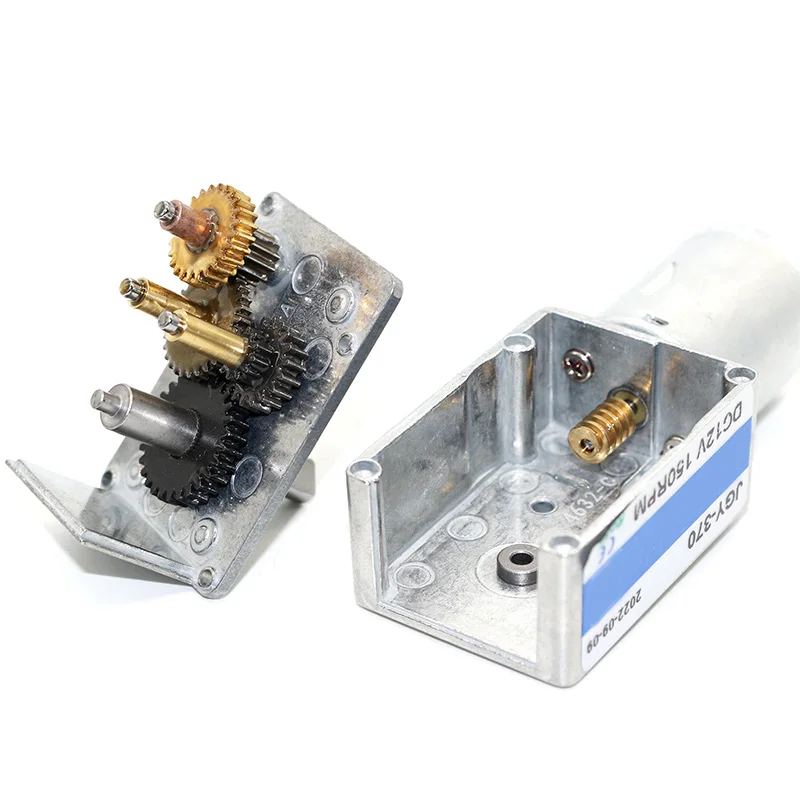 Moteur Réducteur WORKPRO 12V 150RPM à Vis Sans Fin - Double Arbre, Autobloquant, Pour Fenêtres Et Portes