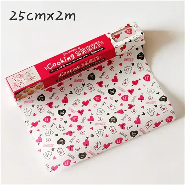 8m Parchment Paper Roll for Baking Non-stick Oil Paper Wax Paper For  Decoration Cartoon Baking